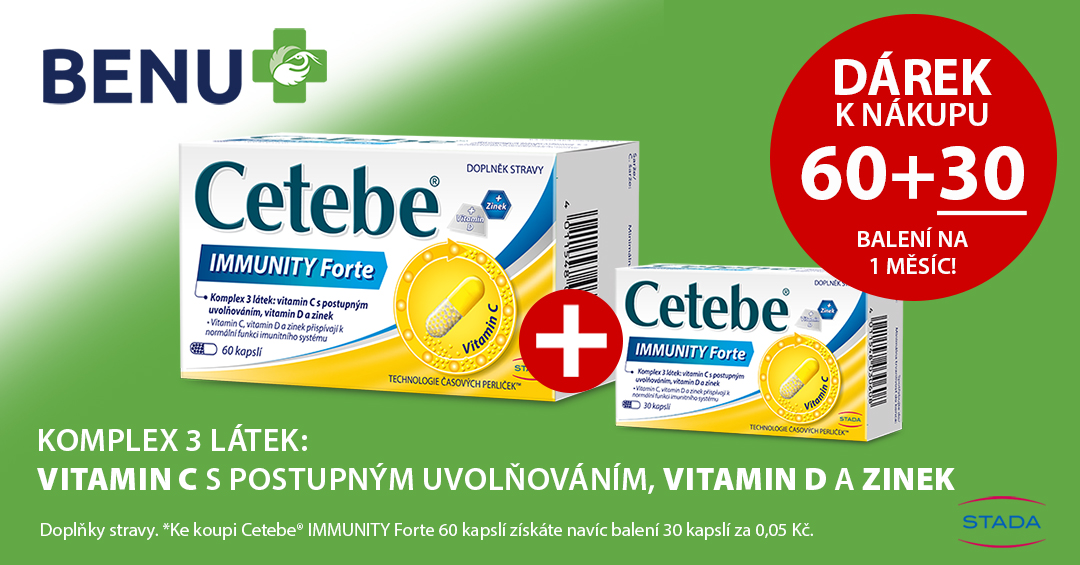 Imunita V BENU Na Měsíc Zdarma! | Cetebe®